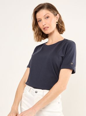 Polera Lisa de Lino Color