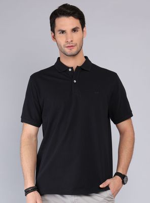 Polera Lisa Pique Cuello Polo