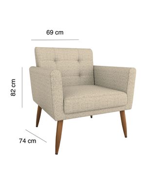 Imagen 2 del producto Poltrona Cancún 82x74x69 cm