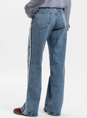 Imagen 2 del producto Jeans Recto Tiro Bajo Leva Celeste