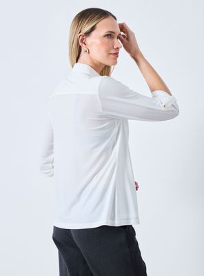 Imagen 2 del producto Blusa Entallada con Botones Metálicos