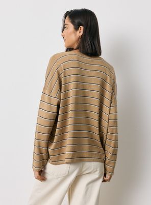 Imagen 2 del producto Sweater Fino Calce Relajado Hombro Caído Contiene Lino