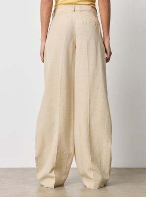 Imagen 2 del producto Pantalón Mezcla Lyocell Lino con Pinza Frontal