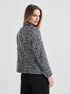 Imagen 2 del producto Blazer Italiano en Tweed con Lentejuelas