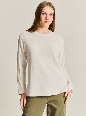 Sweater Cuello Redondo Manga Larga Sólido