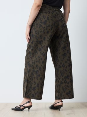 Imagen 2 del producto Jeans Estampado Wide Leg Corte Relajado Curvy