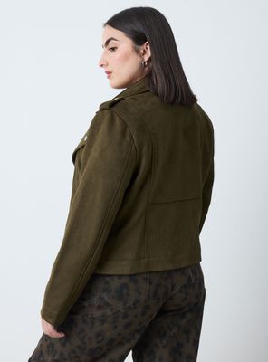 Imagen 2 del producto Chaqueta Biker Efecto Gamuza