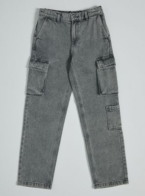 Imagen 2 del producto Jeans Bolsillos Cargo Tiro Medio