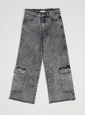 Imagen 2 del producto Jeans Bolsillo Cargo con Deflecado