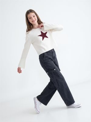 Imagen 1 del producto Jeans Cargo con Tiras en Bolsillos