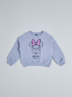 Polerón Estampado Minnie Mouse con Aplicacion Cordón