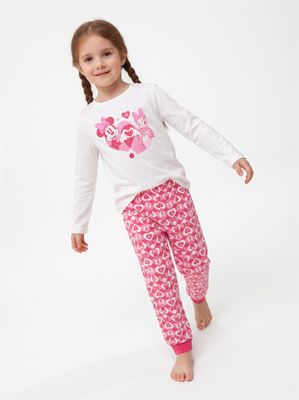 Imagen 2 del producto Pijama Estampado Minnie Mouse y Daisy Corazones