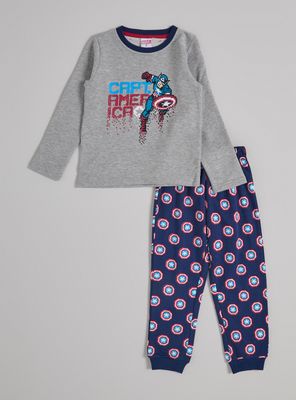 Imagen 1 del producto Pijama Estampado Capitán América con Escudo