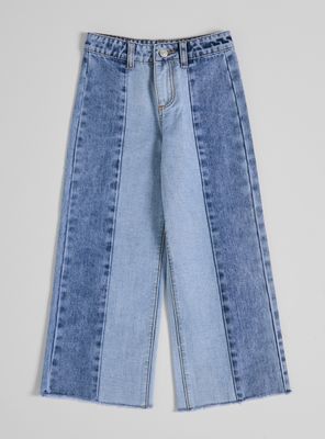 Imagen 2 del producto Jeans Wide Leg Paneles y Bolsillos con Bordado