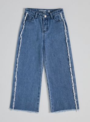 Imagen 2 del producto Jeans Wide Leg con Desflecado en los Costados