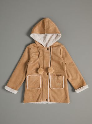 Imagen 2 del producto Abrigo Pompón Look Gamulán con Gorro