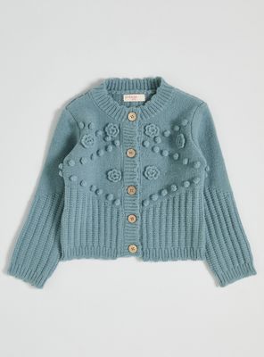 Imagen 2 del producto Chaleco con Botones y Flores Crochet