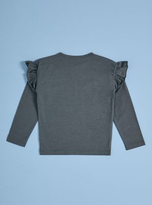 Imagen 2 del producto Polera Básica Estampado Central Niña