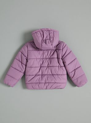 Imagen 2 del producto Parka Puffa con Capucha Color Sólido