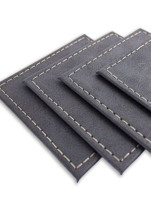 Imagen 2 del producto Pack de 4 Posavasos Negro 10 cm