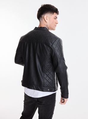 Imagen 2 del producto Chaqueta Motoquera Acolchado Diamante