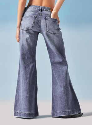 Imagen 2 del producto Jeans Wide Leg Básico Tiro Bajo