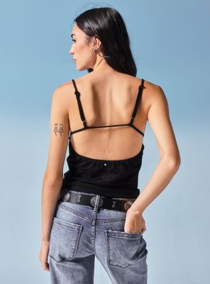 Imagen 2 del producto Polera Encaje Escote Espalda