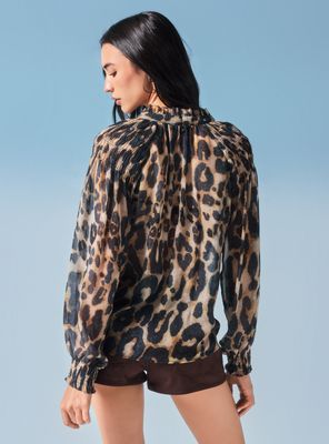 Imagen 2 del producto Blusa Lazo Animal Print