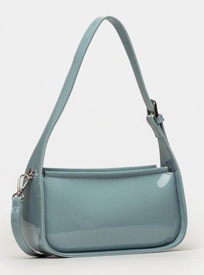 Cartera de Hombro Leaf Celeste