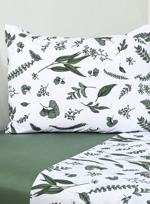 Sábanas 1.5 Plazas 200 Hilos Greenery