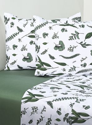 Sábanas 2 Plazas 200 Hilos Greenery