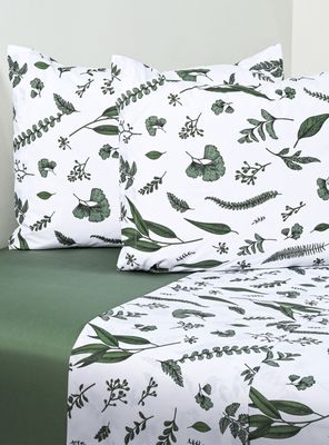 Sábanas King 200 Hilos Greenery