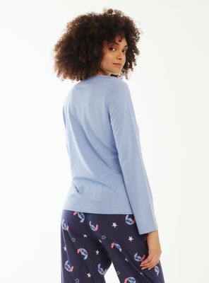Imagen 2 del producto Pijama Estampado con Glitter Disney Stitich