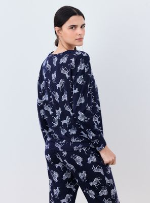 Imagen 2 del producto Pijama Estampado Cuello Redondo