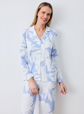 Imagen 1 del producto Pijama Camisero Estampado con Flores