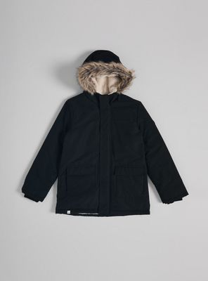 Imagen 1 del producto Parka Larga con Capucha Forrada con Sherpa