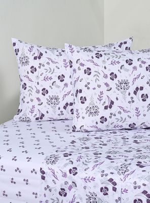 Sábanas King 144 Hilos Adel Lila