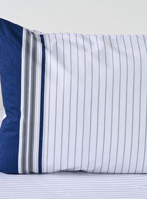 Imagen 2 del producto Sábanas 1 Plaza 144 Hilos Marino Piedra