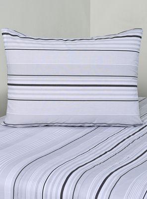 Sábanas 1.5 Plazas 144 Hilos Zircon Gris