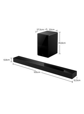 Imagen 2 del producto Soundbar Q75H 620W 5.1.2ch + Subwoofer