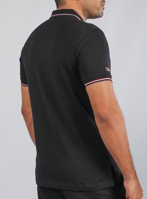 Imagen 2 del producto Polera Polo Detalle en Mangas y Cuello