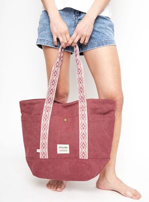 Bolso Lia Reciclado Burdeo