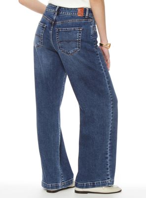 Imagen 2 del producto Jeans Wide Leg Tiro Alto Pretina Básica 1 Botón J3015
