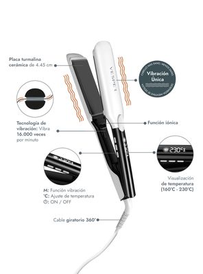 Imagen 2 del producto Alisador de Pelo VH-010 Blanco