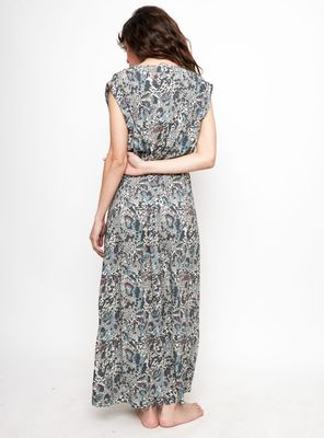 Imagen 2 del producto Vestido Dixy Print Rosa Cuello V