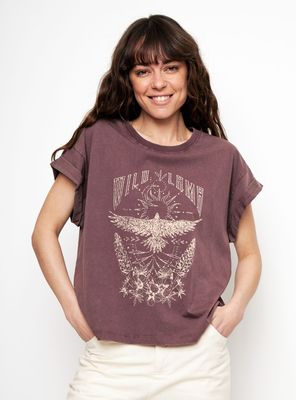 Polera Nirva Orgánica Cuello Redondo