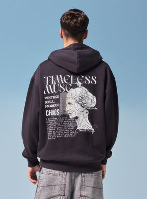 Imagen 2 del producto Polerón Capucha Oversize Estampado