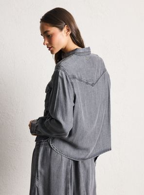 Imagen 2 del producto Blusa Camisera de Lyocell