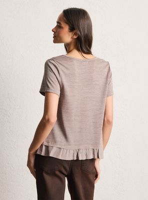 Imagen 2 del producto Polera Corte Peplum en Tela Rígida