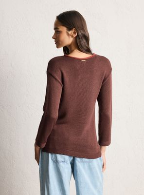 Imagen 2 del producto Sweater Básico con Detalle en Cuello